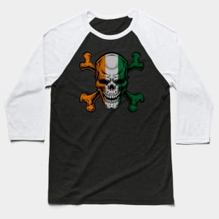 Ivory Coast skull , skull Flag Of Côte d'Ivoire , Ivory Coast Baseball T-Shirt